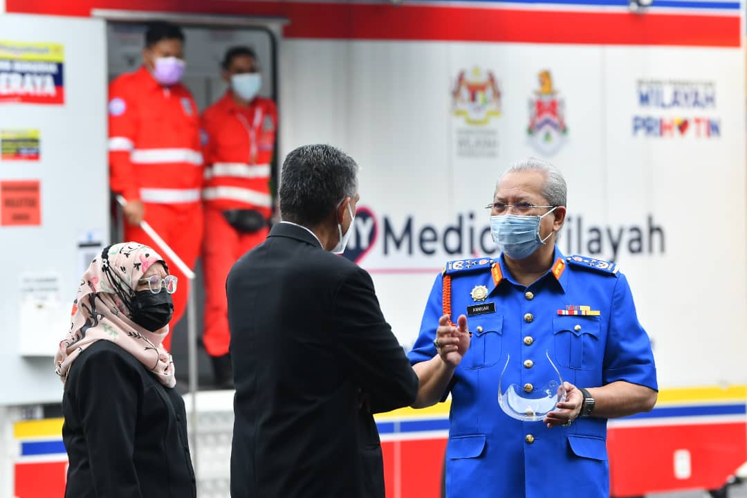 6000 warga PDRM terima vaksin melalui program vaksinasi bergerak Mymedik@Wilayah