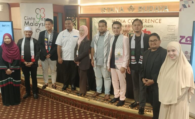 Sasaran RM1 Juta Buat Palestin, Artis Bergabung Di Dalam Satu Konsert