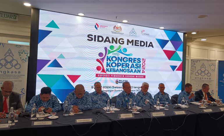 ANGKASA anjur Kongres Koperasi Kebangsaan 2024 pada 25 dan 26 Julai dalam memacu pertumbuhan koperasi negara