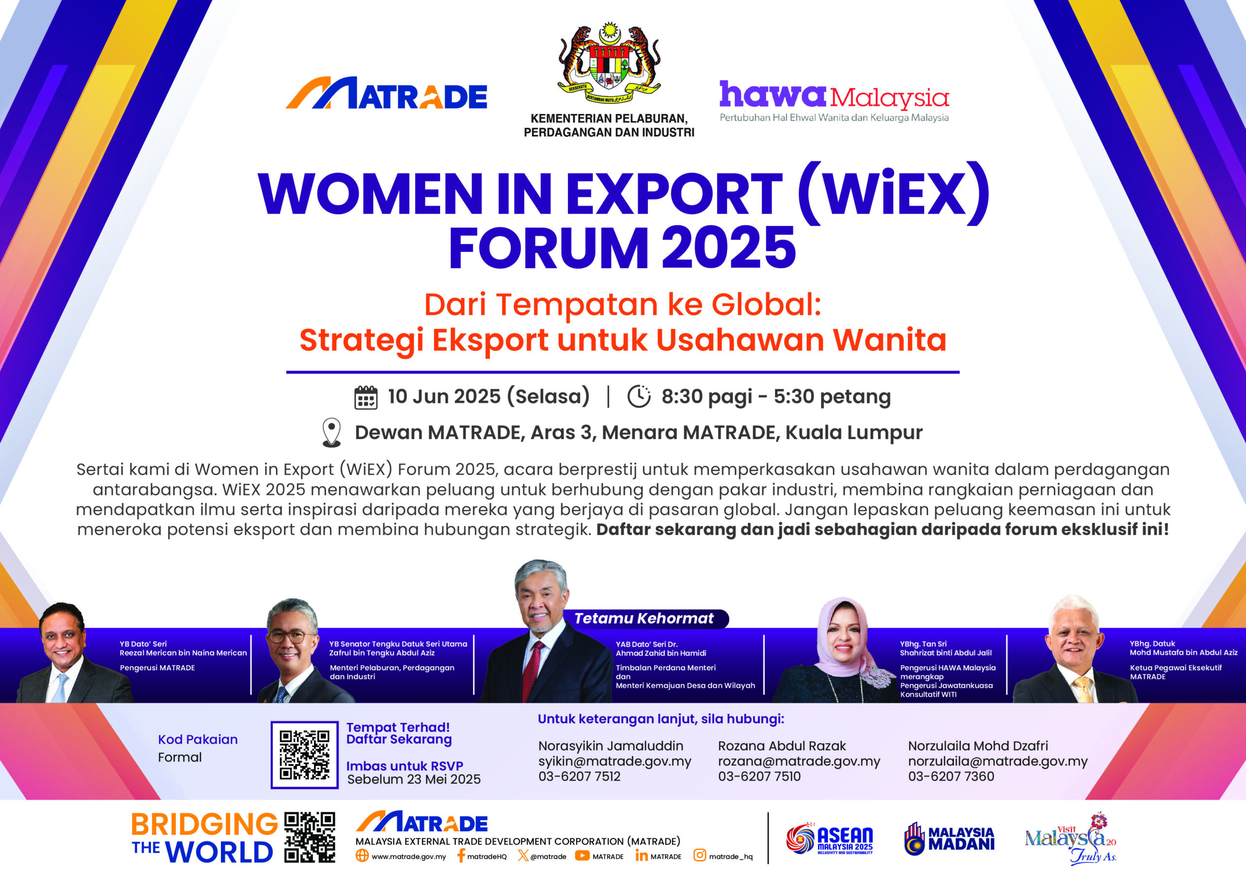WiEX Forum 2025 platform khusus bagi memperkasa usahawan wanita dalam perdagangan antarabangsa