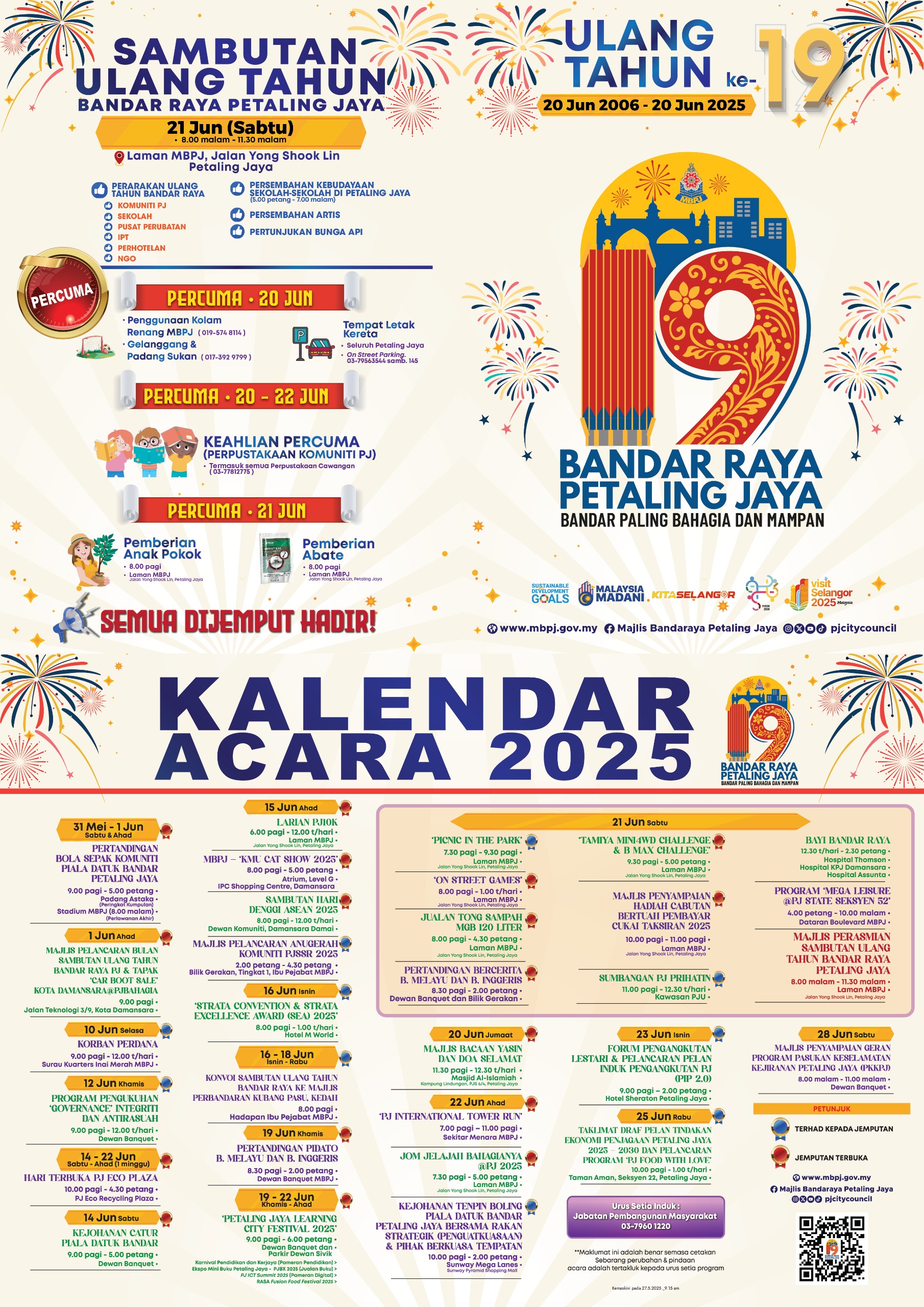 🏙️ 𝐒𝐀𝐌𝐁𝐔𝐓𝐀𝐍 𝐔𝐋𝐀𝐍𝐆 𝐓𝐀𝐇𝐔𝐍 𝐁𝐀𝐍𝐃𝐀𝐑 𝐑𝐀𝐘𝐀 𝐏𝐄𝐓𝐀𝐋𝐈𝐍𝐆 𝐉𝐀𝐘𝐀 𝐊𝐄-𝟏𝟗