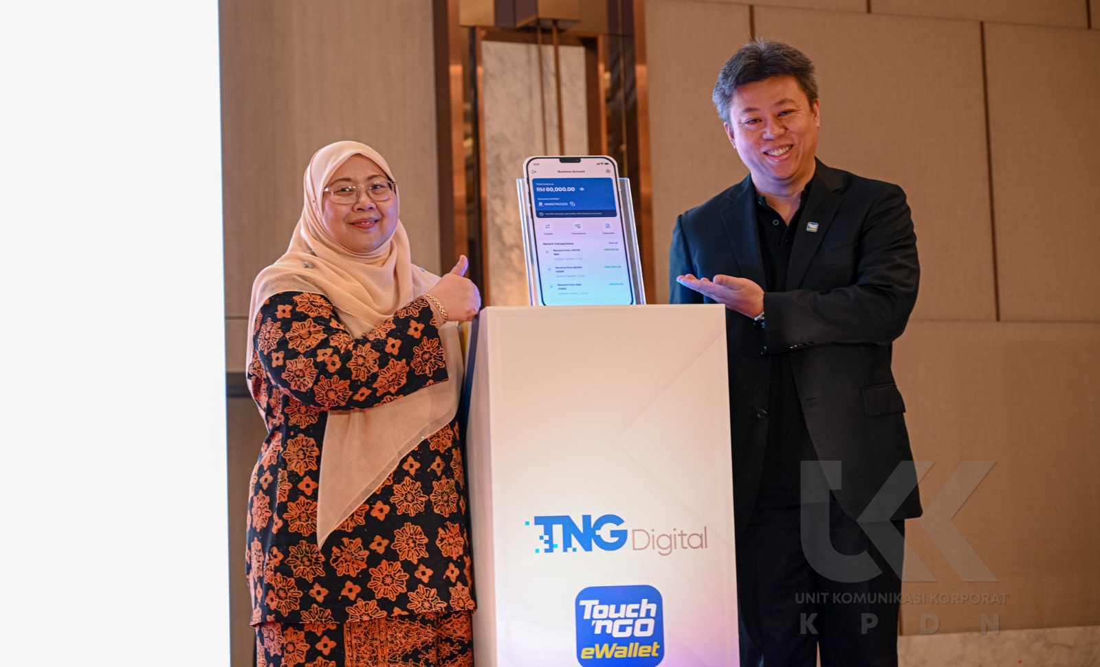 Pelancaran Bisnes akaun oleh TNG DIGITAL membantu perkembangan perniagaan PMKS